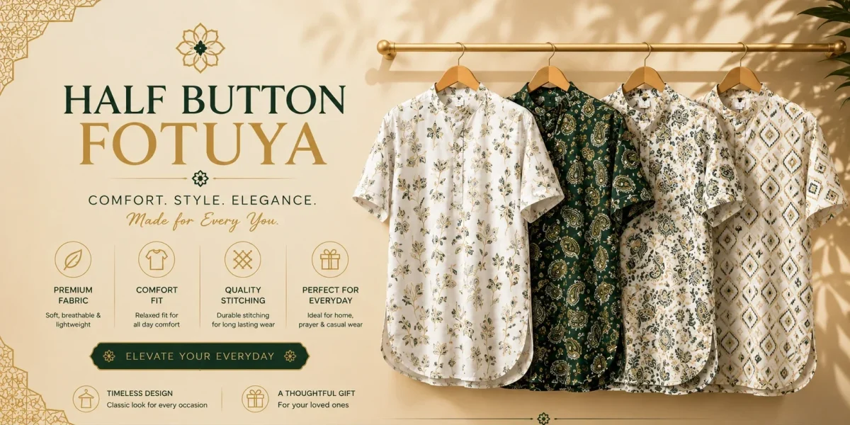 Half Button Fotuya